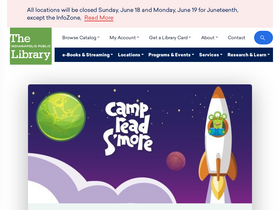 'indypl.org' screenshot