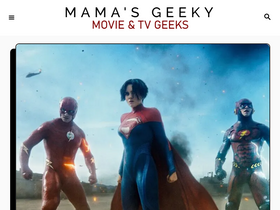 'mamasgeeky.com' screenshot