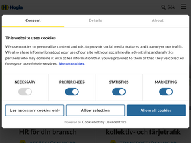 'hogia.se' screenshot
