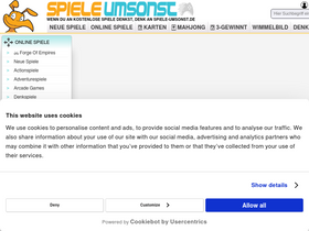 'spiele-umsonst.de' screenshot