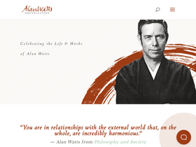 'alanwatts.org' screenshot