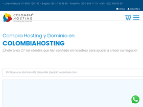 'colombiahosting.com.co' screenshot