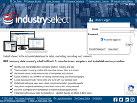 'industryselect.com' screenshot