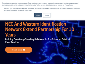 'necam.com' screenshot