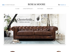 ROSE & MOORE homepage screenshot
