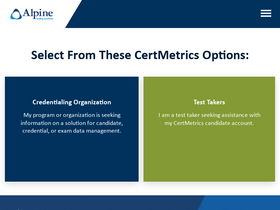 'certmetrics.com' screenshot