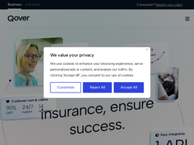 'qover.com' screenshot