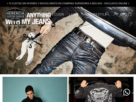 'herenciacustomgarage.com.ar' screenshot