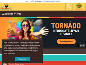 'darcekovy-raj.sk' screenshot