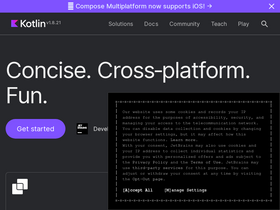 'kotlinlang.org' screenshot