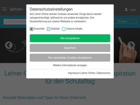 'lehrer-online.de' screenshot