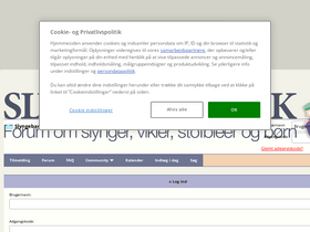 'slyngebarn.dk' screenshot