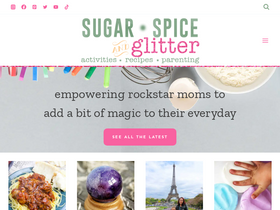 'sugarspiceandglitter.com' screenshot