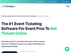 'imats.ticketspice.com' screenshot