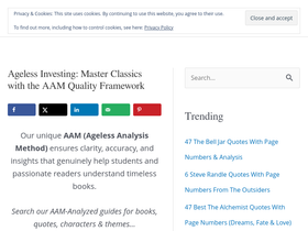 'agelessinvesting.com' screenshot