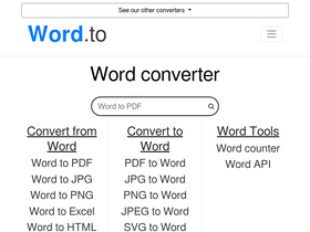 'word.to' screenshot