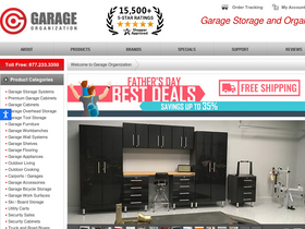 'garage-organization.com' screenshot