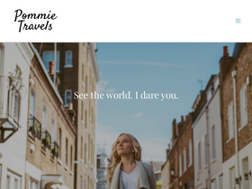 'pommietravels.com' screenshot