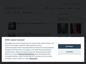 'kunstnet.de' screenshot