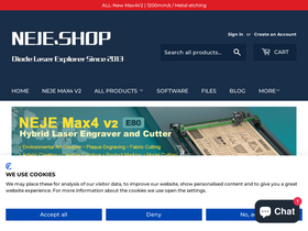 'neje.shop' screenshot