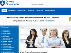 'driversdownloader.com' screenshot