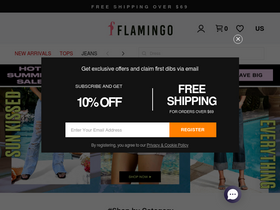 'flamingo.shop' screenshot