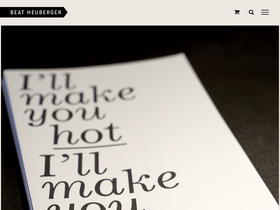 beatheuberger.ch homepage screenshot