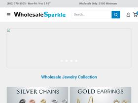 'wholesalesparkle.com' screenshot