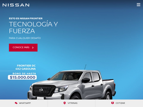 'nissan.com.co' screenshot
