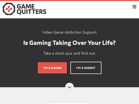 'gamequitters.com' screenshot