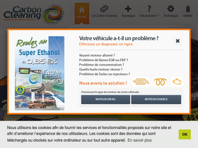 'carbon-cleaning.com' screenshot