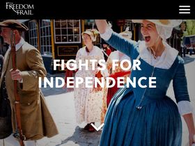 'thefreedomtrail.org' screenshot
