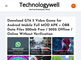 'technologywell.com' screenshot