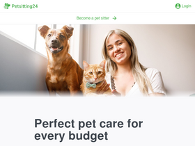 'petsitting24.ch' screenshot