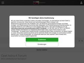 'astra-k-forum.de' screenshot