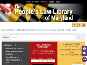 'peoples-law.org' screenshot