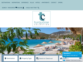 'theturquoisecollection.com' screenshot