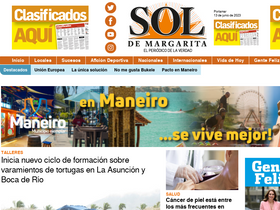 'elsoldemargarita.com.ve' screenshot