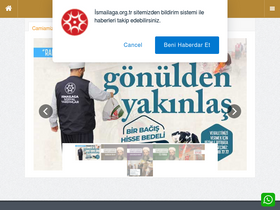 'ismailaga.org.tr' screenshot