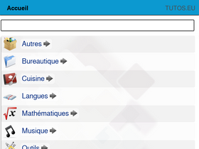 'tutos.eu' screenshot