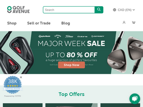 'golfavenue.ca' screenshot