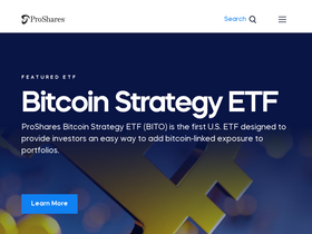 'proshares.com' screenshot