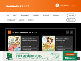 'mangakakalot.app' screenshot