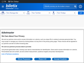 'biletix.com' screenshot