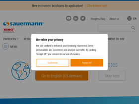'sauermanngroup.com' screenshot