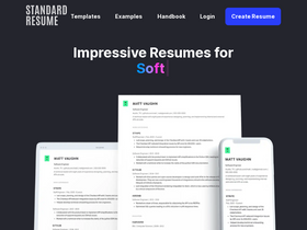 'standardresume.co' screenshot