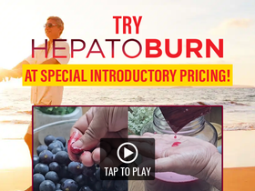 hepatoburn.com homepage screenshot
