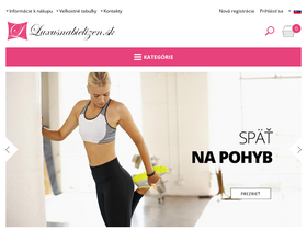 'luxusnabielizen.sk' screenshot