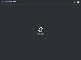 'hub.mintscan.io' screenshot