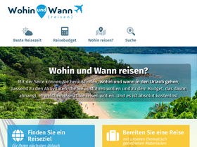 'wohin-und-wann.de' screenshot
